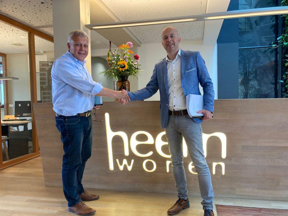 HEEMwonen en BAM Wonen tekenen realisatieovereenkomst voor verduurzaming 63 woningen in Duurzaam Feldbiss fase 1 in Kerkrade