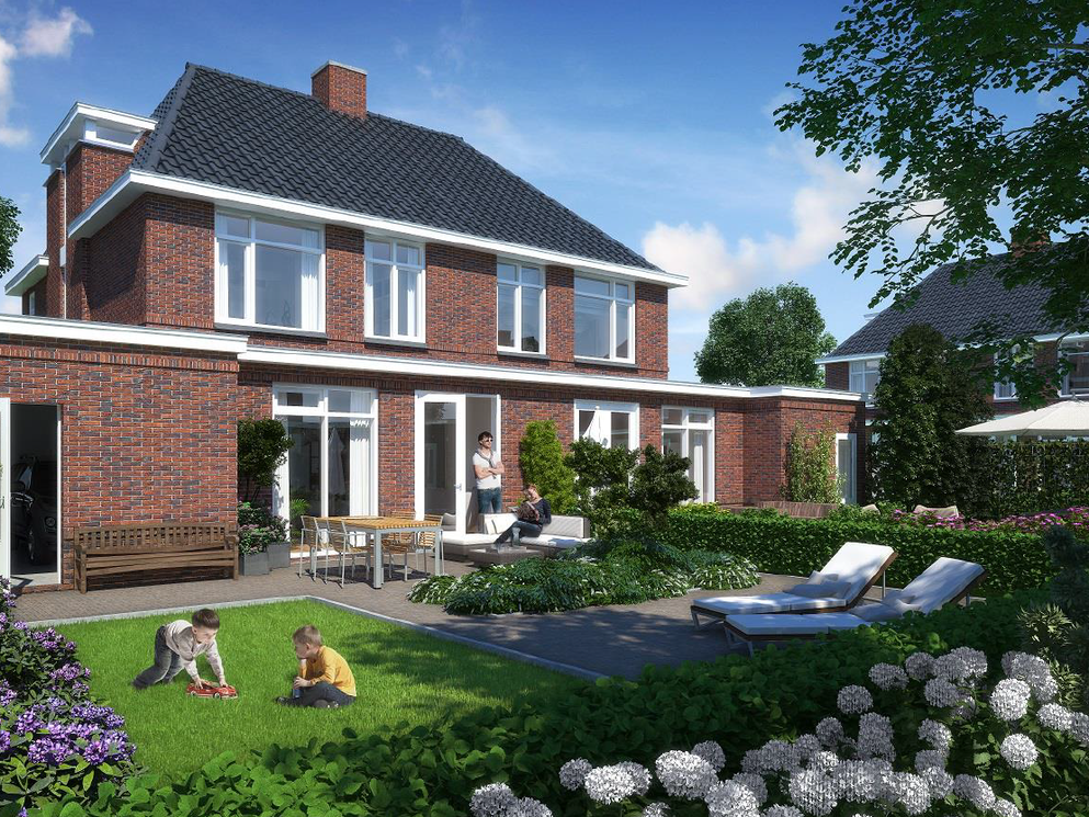 Wethouder Hoekstra verricht officiële handeling start bouw Park Hooglede in Vlaardingen