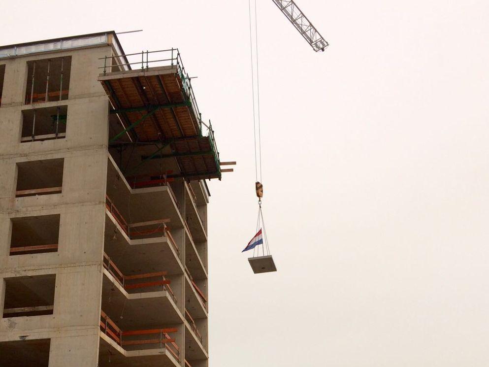 Hoogste punt het IJland in Amsterdam
