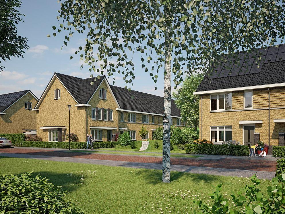 AM geeft startsein bouw 51 energieneutrale woningen Larense Veld 2 in Almere Haven