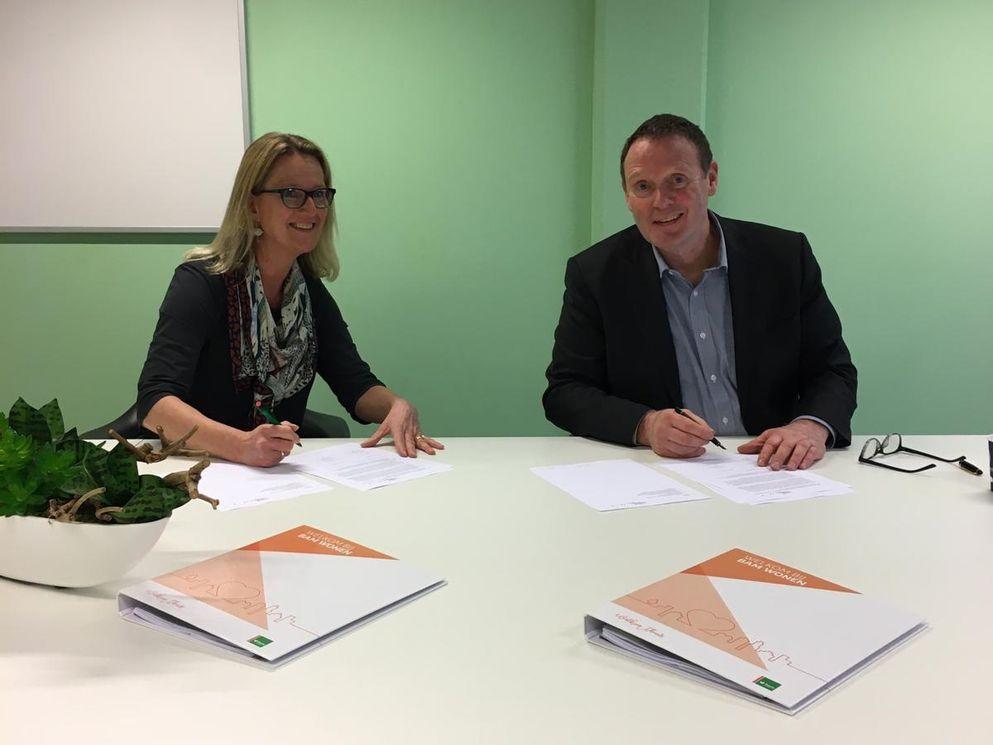 Overeenkomst Dudok Wonen en BAM Wonen voor realisatie 65 sociale huurappartementen Anna’s Hoeve in Hilversum