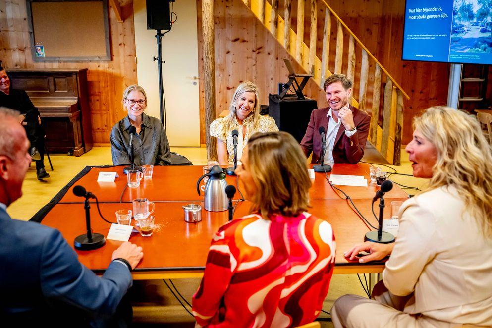 Panelgesprek met Hare Majesteit Koningin Máxima en minister Boekholt O'Sullivan.