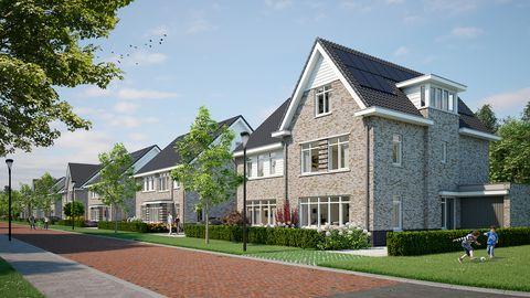 51 gasloze en energieneutrale woningen Het Larense Veld in Almere Haven